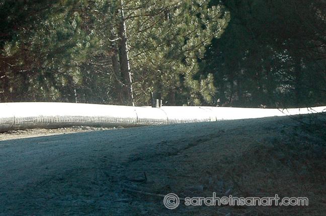 How to fix an industrial sized H2O leak? Stuff some pipe in there! - ZOOM